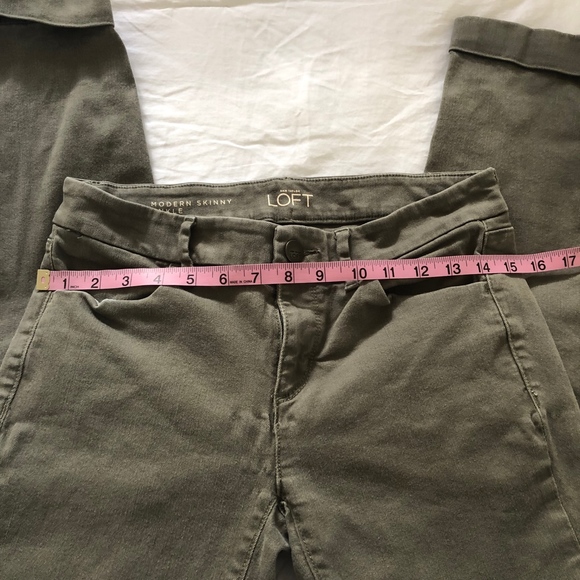 Ann Taylor Loft Modern Skinny Ankle Pants 2/26 - Picture 3 of 7